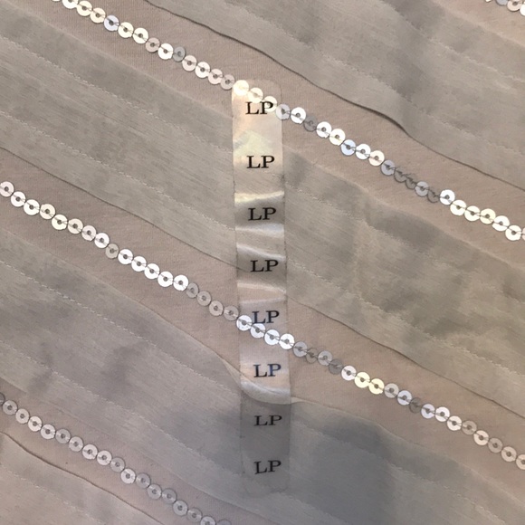 NWOT Ann Taylor Loft Sleeveless Blouse w/ Sequins - Picture 3 of 6